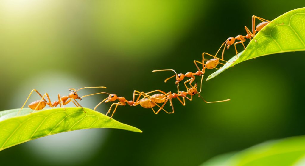 Spannungen - Ameisen - Teamwork